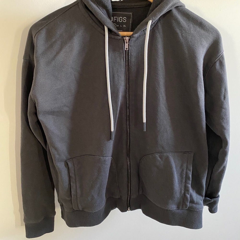 Figs gray hoodie